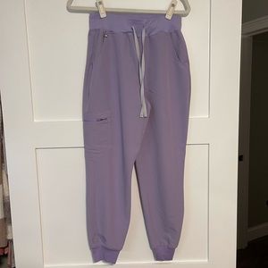 Lavender Dew Small Petite FIGS High-waisted Joggers